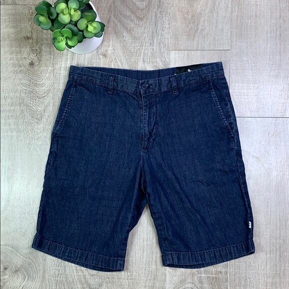 Coat of Arms Other - COAT OF ARMS Men's Blue Denim Bermuda Shorts with Pockets